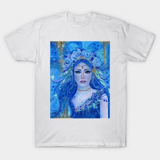 Chloris goddess of flowers by Renee Lavoie T-Shirt